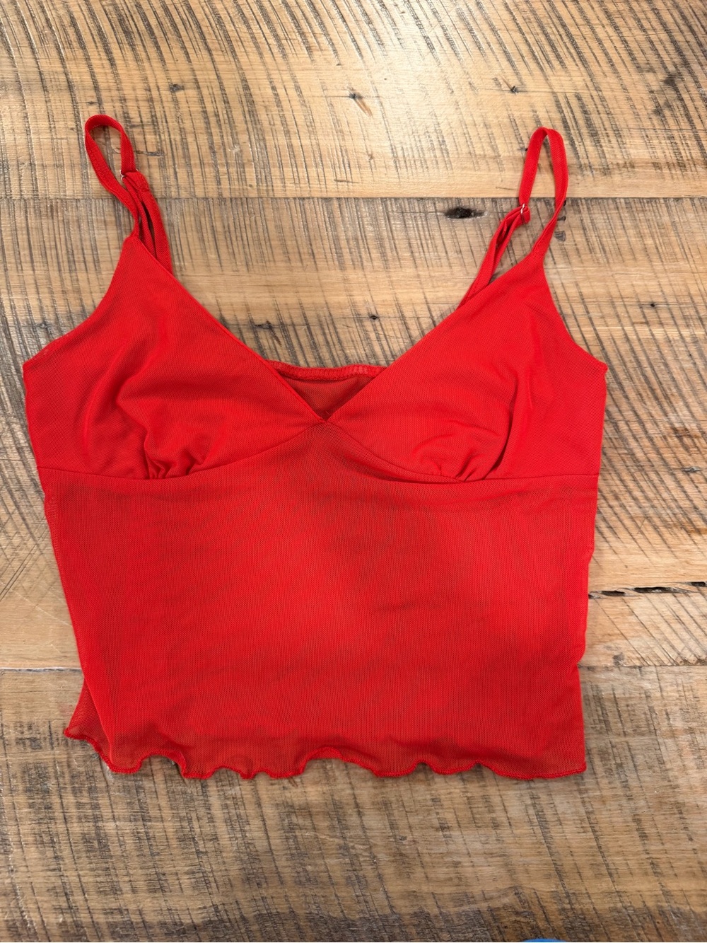 Red Crop Top NWOT